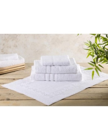 Tapis de bain blanc Comfort Nova Mitre