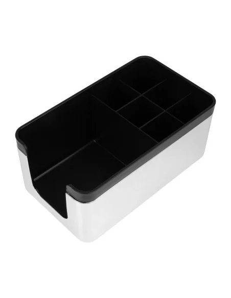 Rangement de bar chromé et ABS Olympia Kristallon