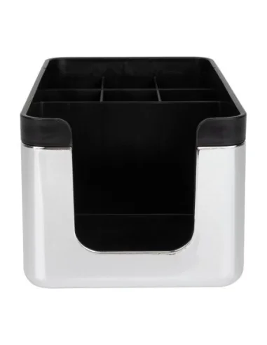 Rangement de bar chromé et ABS Olympia Kristallon