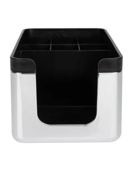 Rangement de bar chromé et ABS Olympia Kristallon