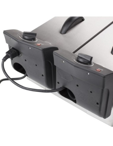 Friteuse double Tristar FR-6937 inox 2 x 3L