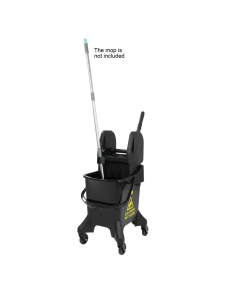 Seau essoreur haut 20 litres Jantex marquage jaune