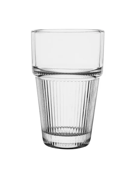 Gobelets empilables rainurés Olympia 300ml (lot de 6)