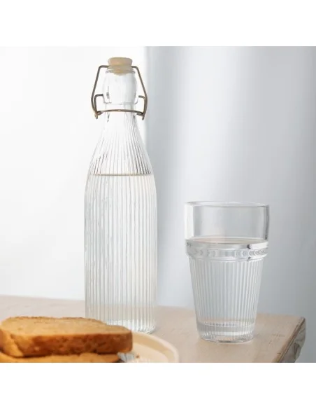 Gobelets empilables rainurés Olympia 300ml (lot de 6)