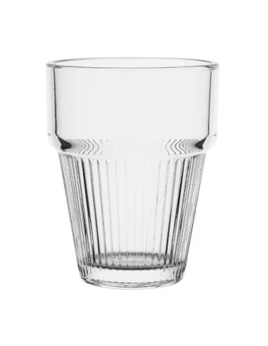 Gobelets empilables rainurés Olympia 150ml (lot de 6)