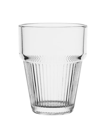 Gobelets empilables rainurés Olympia 150ml (lot de 6)