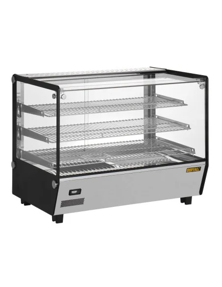 Vitrine chauffante de comptoir carrée Buffalo 160L