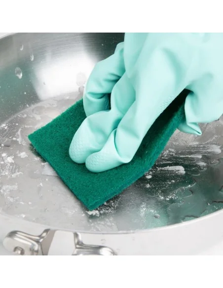 Petits tampons à récurer Jantex verts (lot de 10)