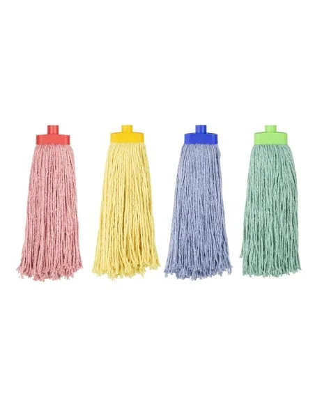 Tête serpillière à franges Kentucky Jantex jaune 450g