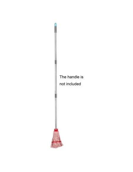 Tête serpillière à franges Jantex bande rouge 200g