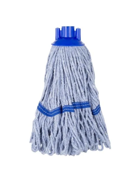 Tête serpillière à franges Jantex bande bleue 200g