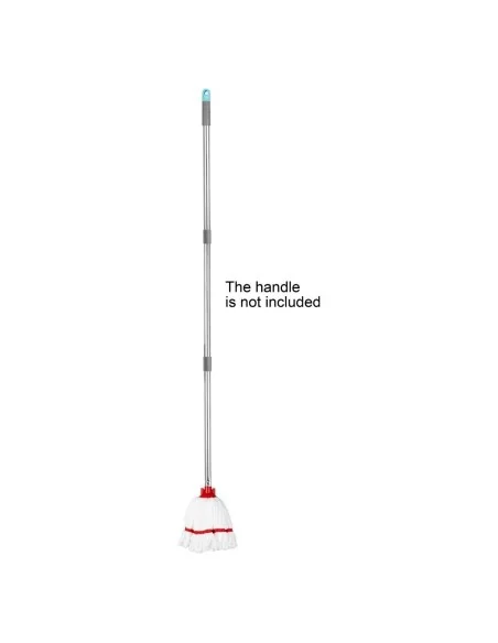 Tête serpillière en microfibre Jantex bande rouge 150g