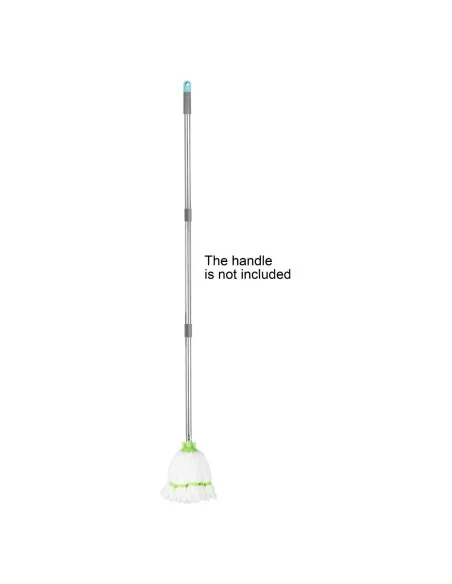 Tête serpillière en microfibre Jantex bande verte 150g