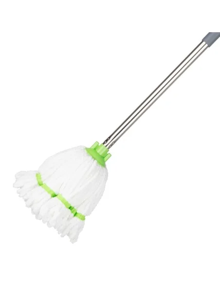 Tête serpillière en microfibre Jantex bande verte 150g
