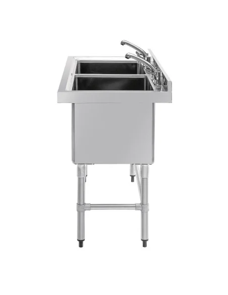 Double évier profond Vogue 1410 x 600mm