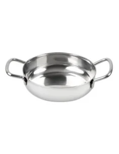 Plat en inox double poignée Olympia Table Presentation 125 mm 2