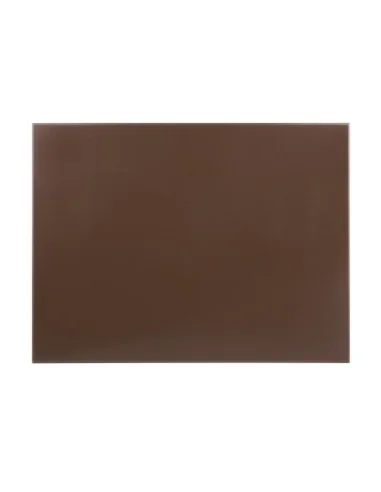 Grand planche à découper haute densité Hygiplas marron