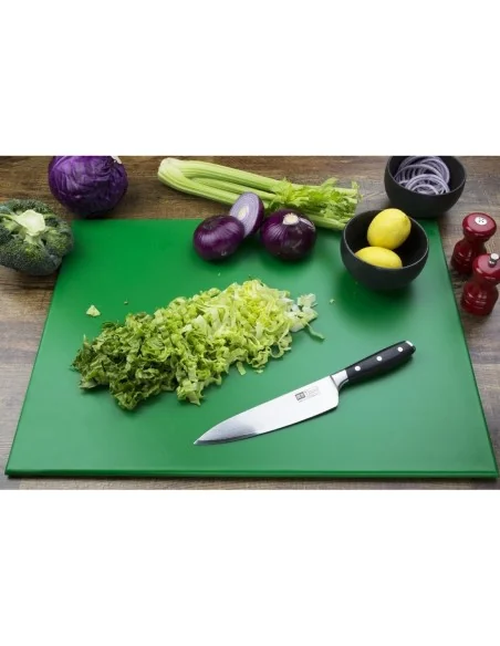 Grande planche à découper haute densité Hygiplas verte