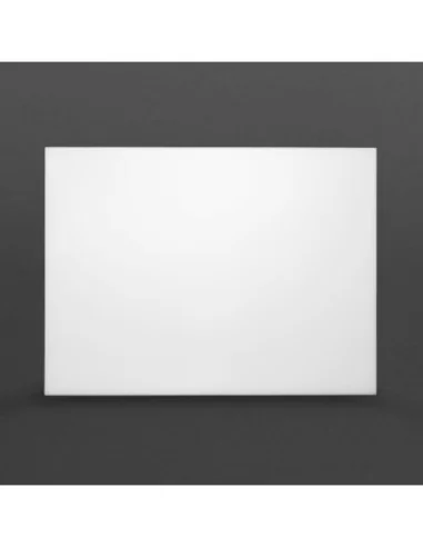 Grande planche à découper haute densité Hygiplas blanche