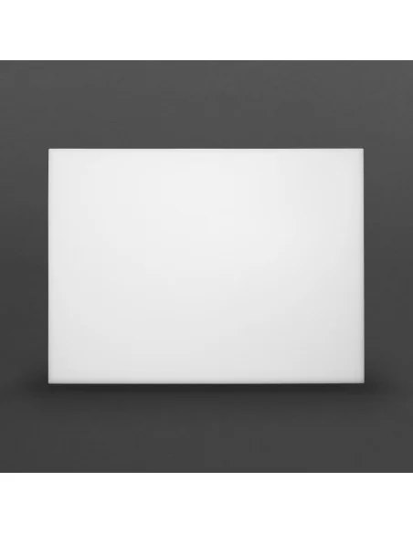 Planche à découper extra large haute densité Hygiplas blanche