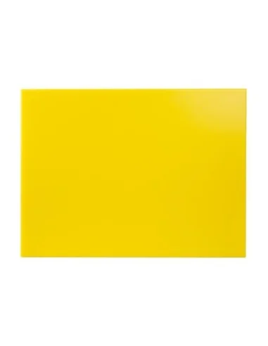 Planche à découper extra large haute densité Hygiplas jaune