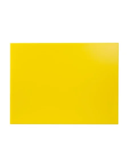 Planche à découper extra large haute densité Hygiplas jaune