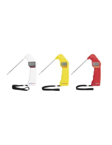 Thermomètre à sonde pliable Easytemp blanc