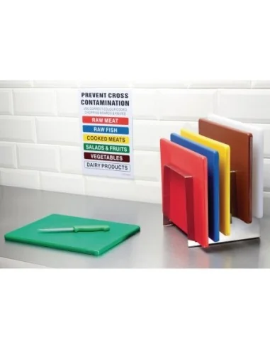 Support simple pour planches à découper Hygiplas
