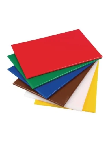 Planche à découper standard basse densité Hygiplas jaune