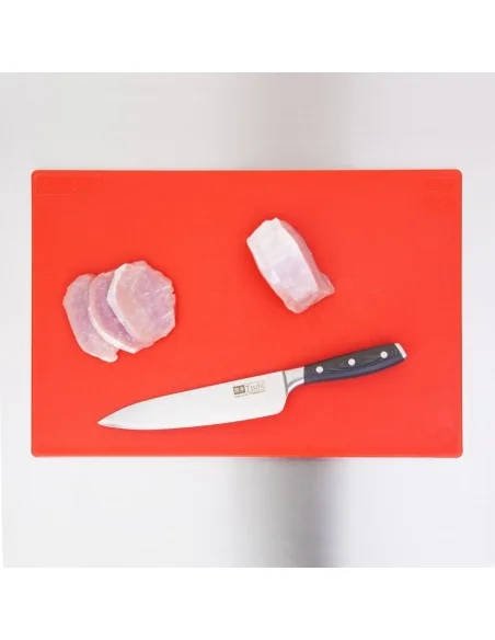 Planche à découper standard basse densité Hygiplas rouge