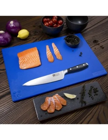 Planche à découper standard basse densité Hygiplas bleue