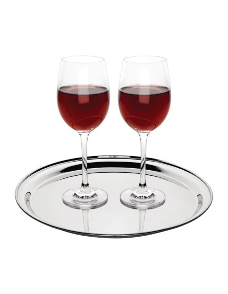 Plateau de service rond inox Olympia 305mm