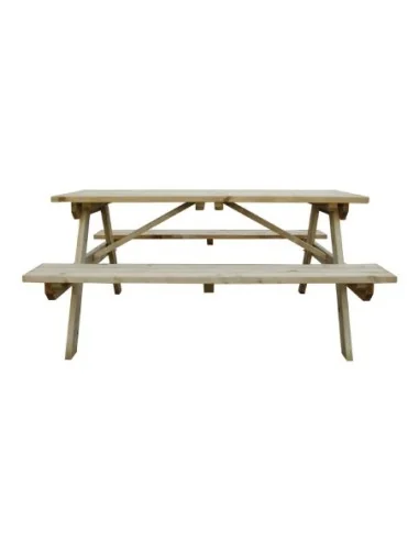 Table pique-nique en bois 1,5m