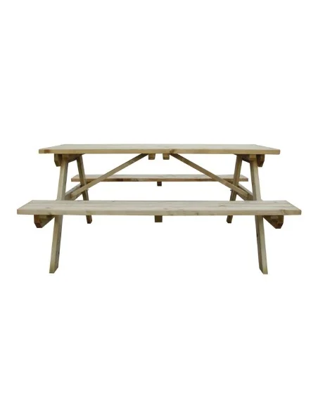 Table pique-nique en bois 1,5m