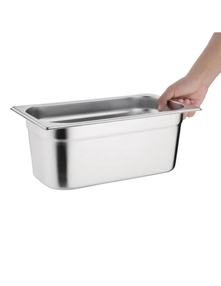Bac Gastronorme inox GN 1/3 100mm Vogue