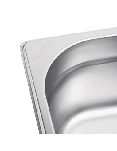 Bac Gastronorme inox GN 1/3 100mm Vogue