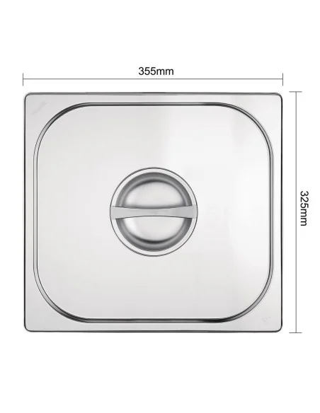 Couvercle GN 2/3 inox Vogue