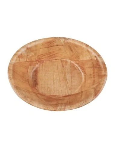 Corbeille ovale en bois petit modèle