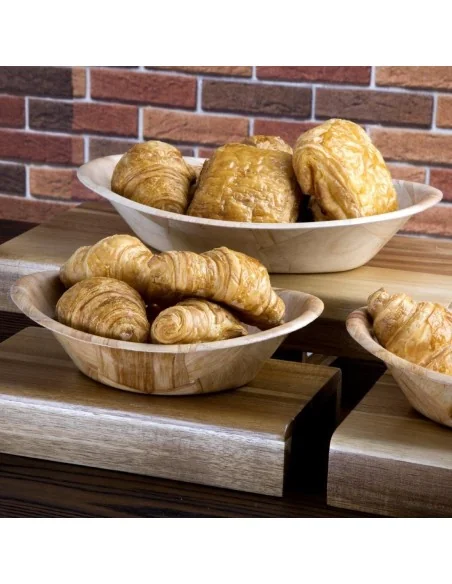 Corbeille ovale en bois grand modèle