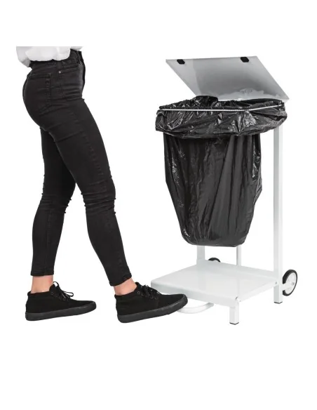 Support de sacs poubelles partiellement mobile Jantex