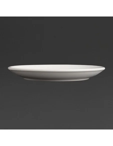 Assiette plate blanche Olympia Café 205mm (Lot de 12)