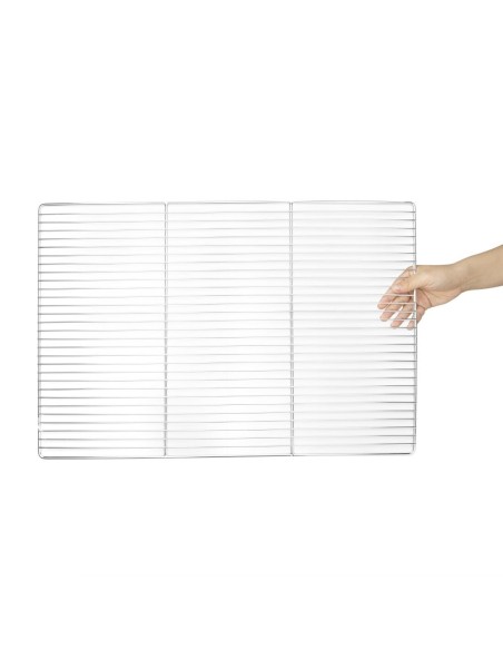 Grille à pâtisserie en inox Vogue 60 x 40 cm