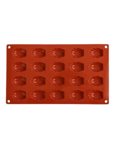 Plaque 20 mini-madeleines en silicone Pavoni Formaflex