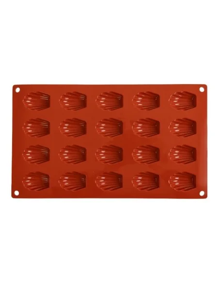 Plaque 20 mini-madeleines en silicone Pavoni Formaflex