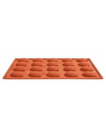 Plaque 20 mini-madeleines en silicone Pavoni Formaflex