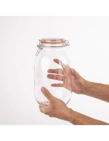 Bocal à conserves à clip 3L Vogue