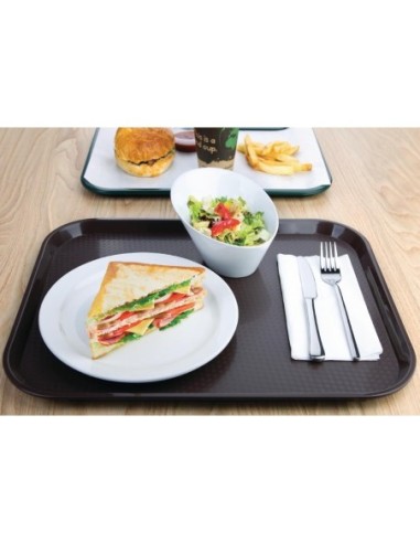Plateau self-service Olympia Kristallon marron 450 x 350mm