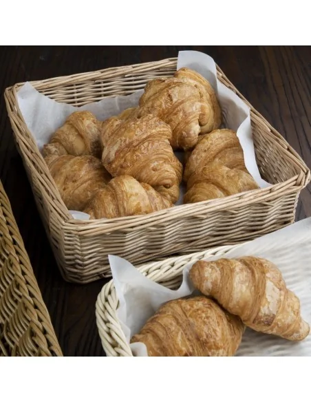 Corbeille de table en osier Olympia carré