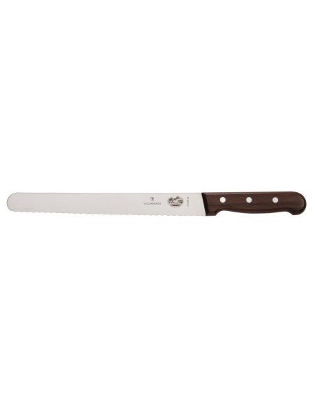 Ensemble couteaux manche en bois de rose, couteau de cuisinier 250mm et étui Victorinox