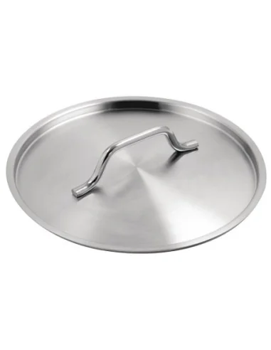 Casserole en inox avec couvercle Vogue 5L 